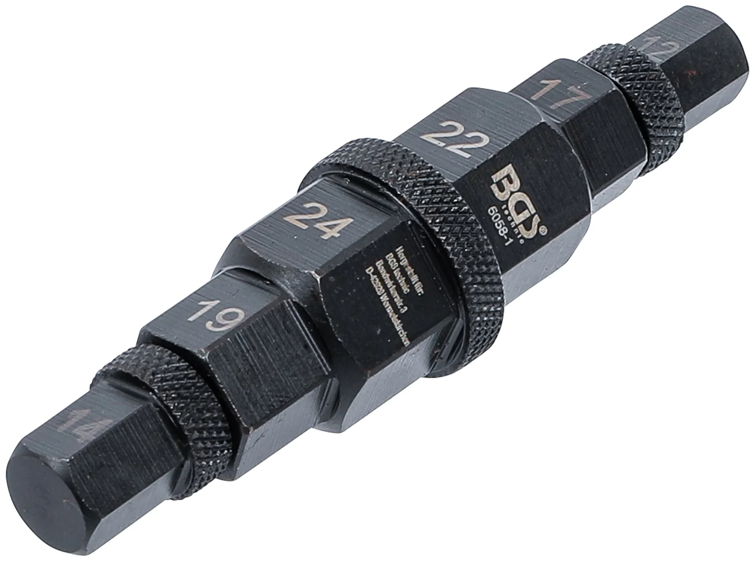BGS Motorcykel-specialtop | 10 mm (3/8") | 12 - 24 mm