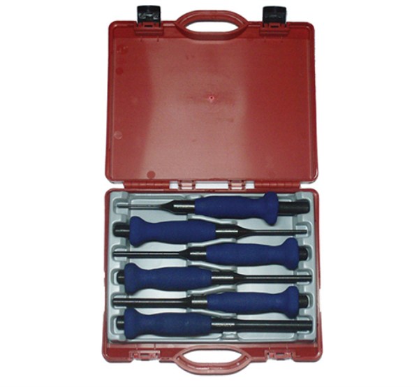 BATO Parallel pin punches set 2-8mm. Soft-grip. 6 parts
