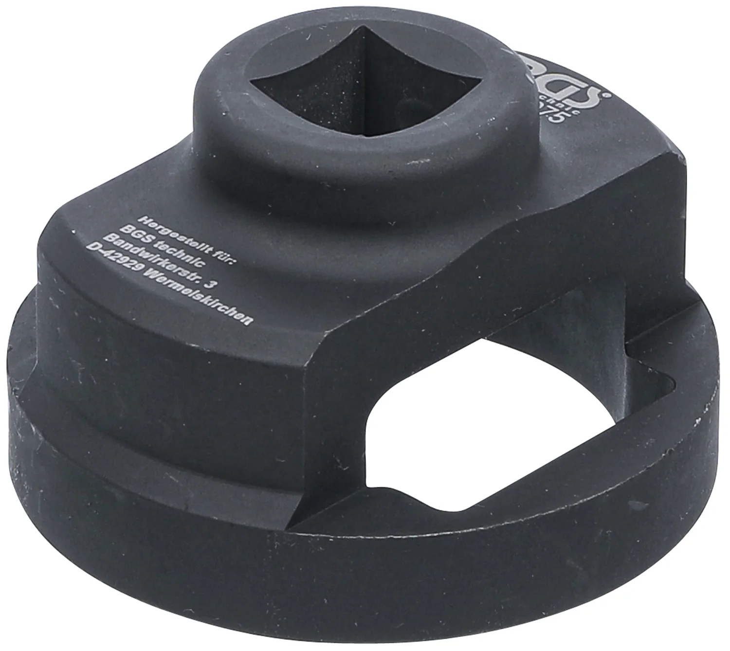 BGS Rulleleje-akselmøtrik-nøgle | til BPW 6,5 - 9 t | str. 65 mm