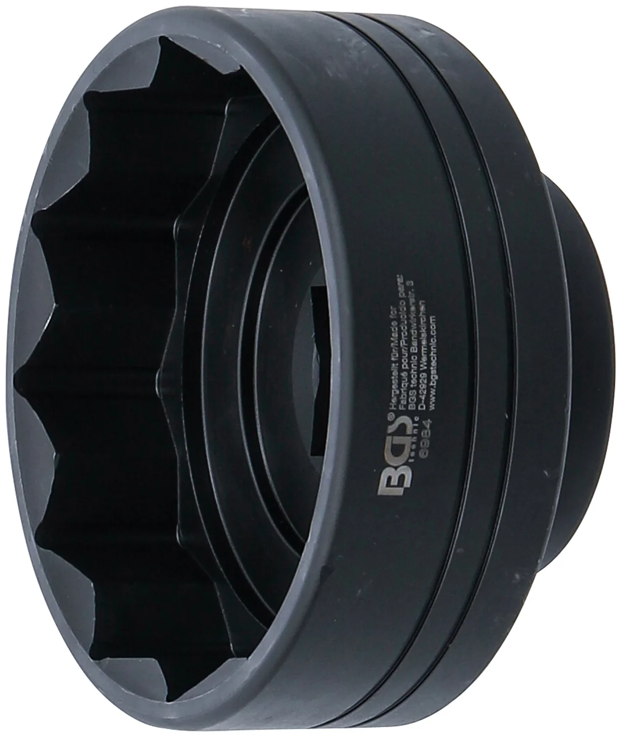 BGS Nav-nøgle | tolvkant | til IVECO lastbiler & SAF / BPW anhængere | str. 85 mm