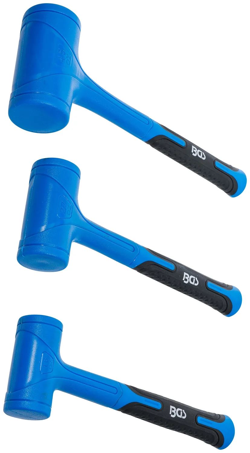 BGS Skånehammersæt | rekylfri | Ø 47 / 55 / 65 mm | 450 / 765 / 1275 g | 3 dele