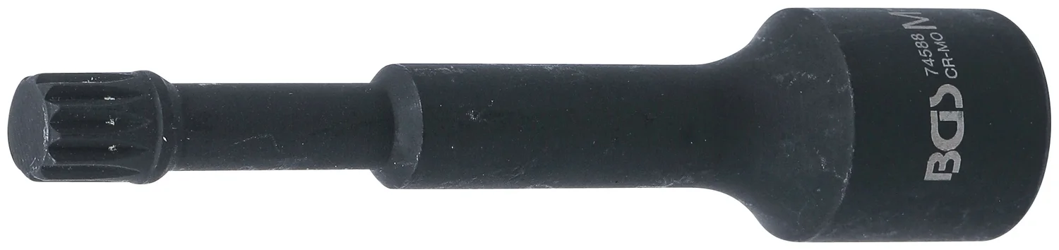 BGS Kraftig special-bittop | længde 115 mm | 12,5 mm (1/2") | indvendig multitand (til XZN) M12 | til VAG