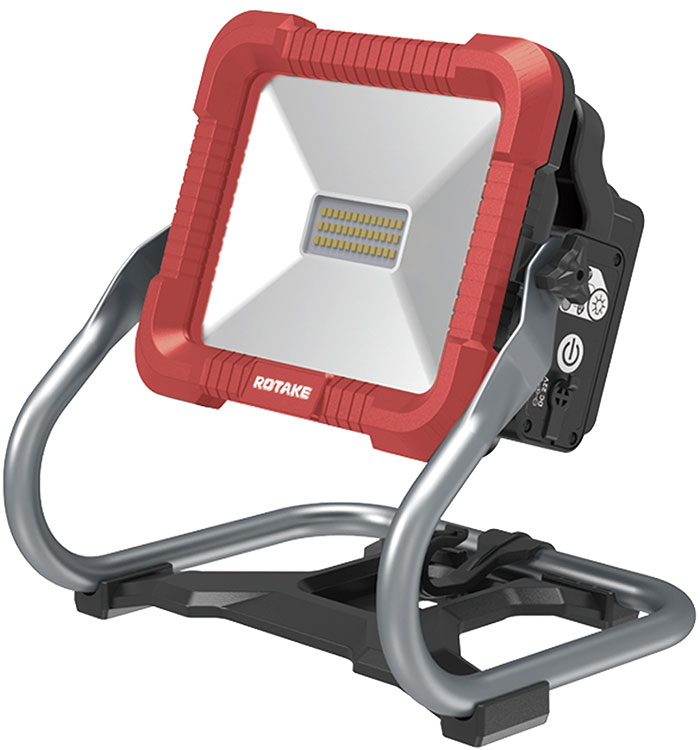 ROTAKE battery-powered lamp. Without batteries and charger.