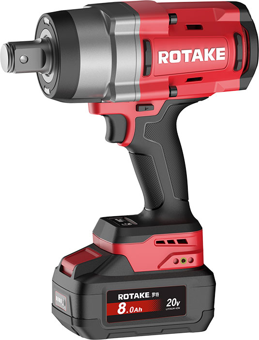 ROTAKE T-6 Cordless Impact Wrench 1" 2500Nm Large Brushless 20V. Without batteries and charger