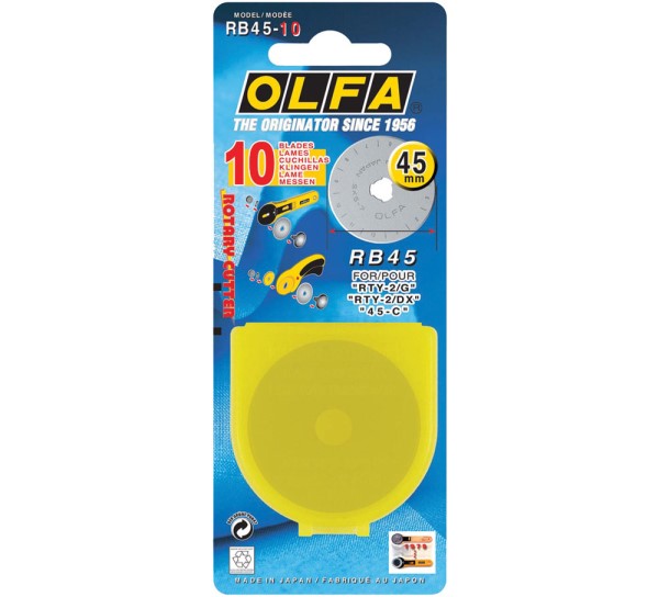 BATO Olfa knivblad rulla 45mm. RB45-10.