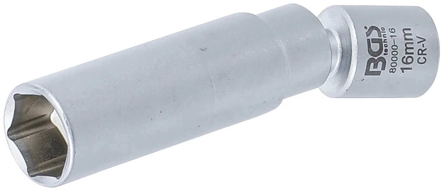 BGS Gløde-og tændrør-sæt med leddelt top | 10 mm (3/8") | 16 mm