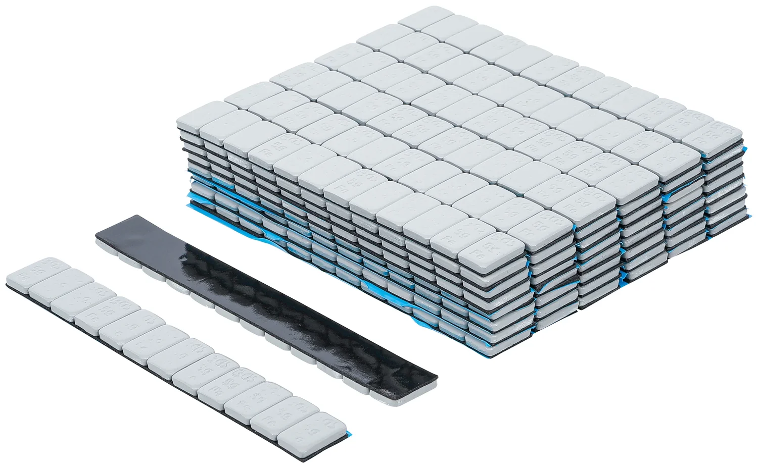 BGS Klæbende afbalanceringsklodser | 12 x 5 g | 50 dele