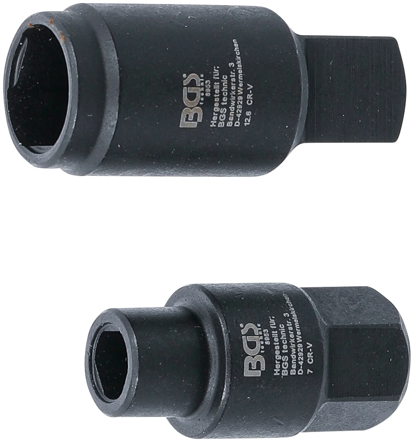 BGS Toppe til Bosch-indsprøjtningspumper | 3-kant | 7 / 12,6 mm