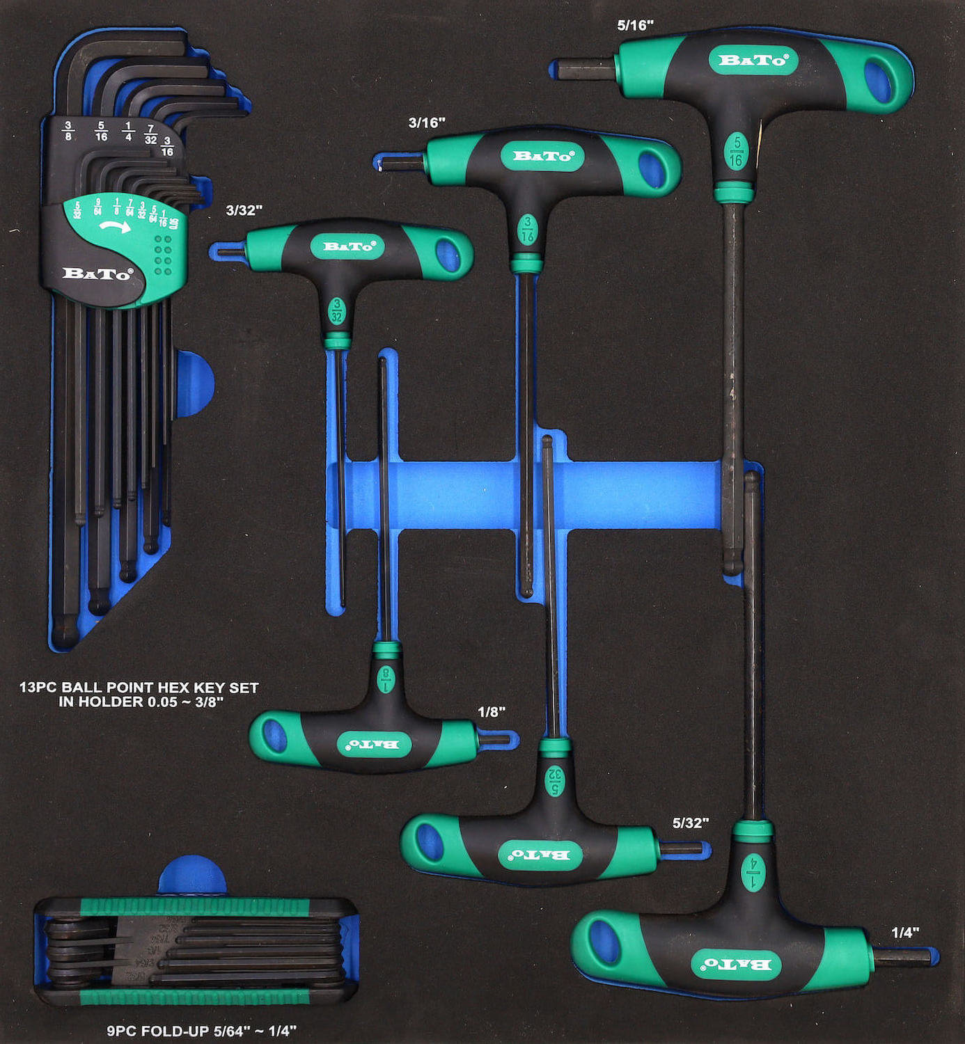 BATO T-Griff Steckschlüsselsatz ZOLL EVA 2/3.