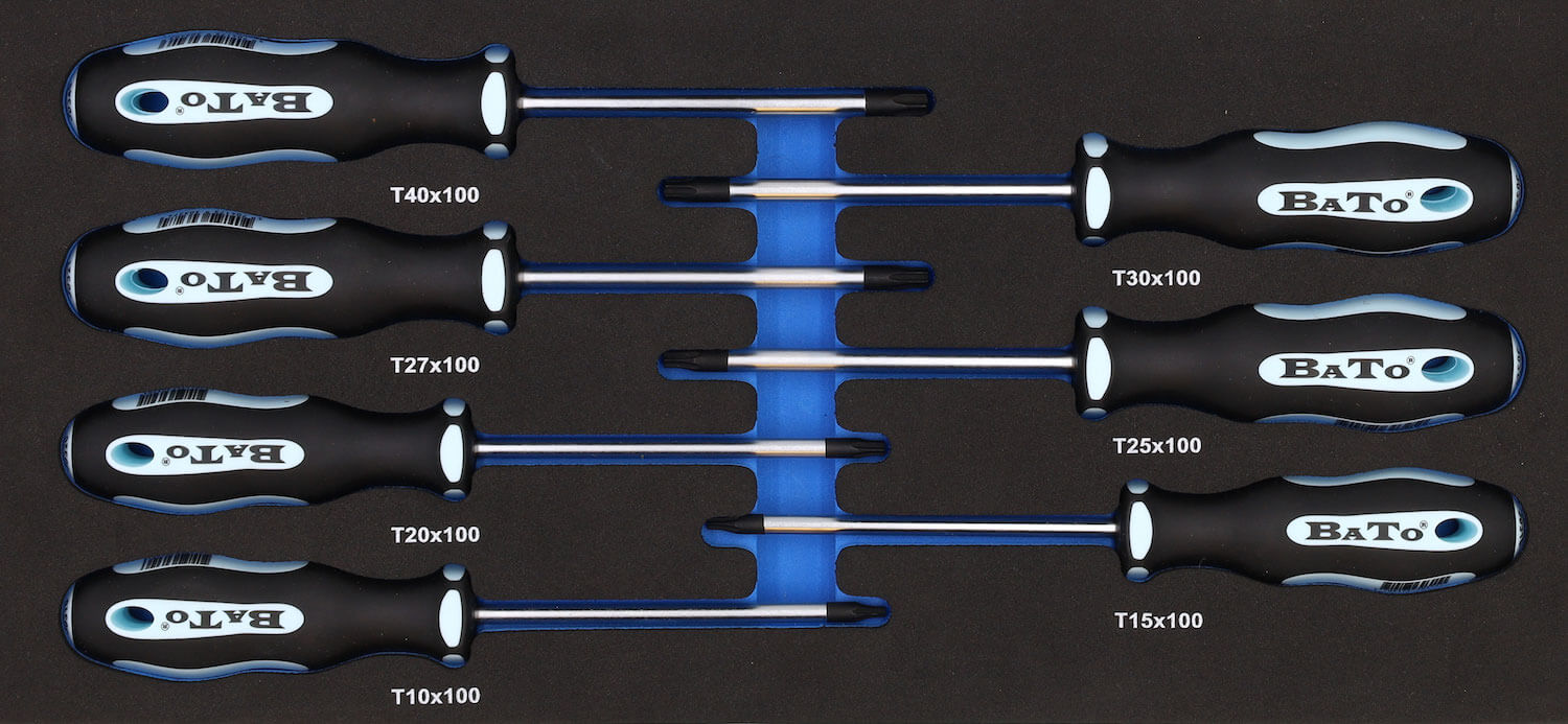 BATO Skruvmejselsats Torx EVA 1/3